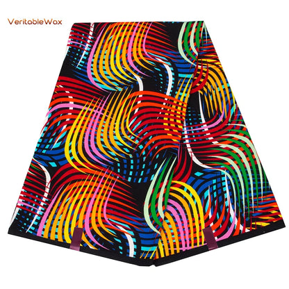 African Ankara Wax Print Fabric - Retro Double Print Patchwork Sewing Material for DIY Clothing