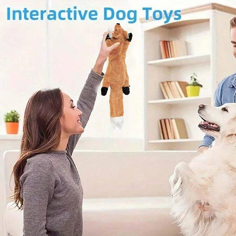Plush Dog Toy with Animal Sound – Bite-Resistant Chew & Teething Toy for Pets, Vocal Holster Pet Product