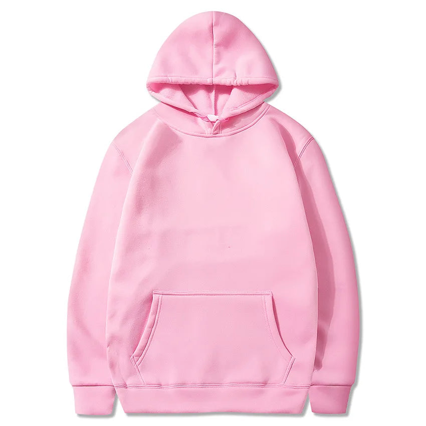 Solid Color Pocket Hoodie Sweatshirt - Unisex Casual Sports Pullover For Men And Women Multi Color Fashion Wear
