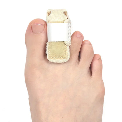 Finger & Toe Splint Brace — Hammer, Crooked & Claw Toe Straightener Stabilizer Support Wrap Tool