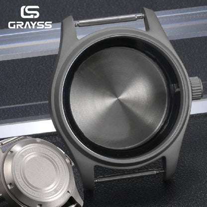 T2 Titanium & Steel Diving Watch Case - 20BAR Waterproof NH34 NH35 NH38 NH70 Watch Parts