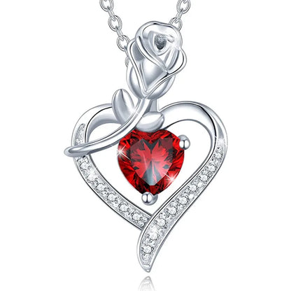 Heart Pendant Necklace - Elegant Hollow Design Jewelry Gift for Mother’s Day, Best Friends & Special Occasions