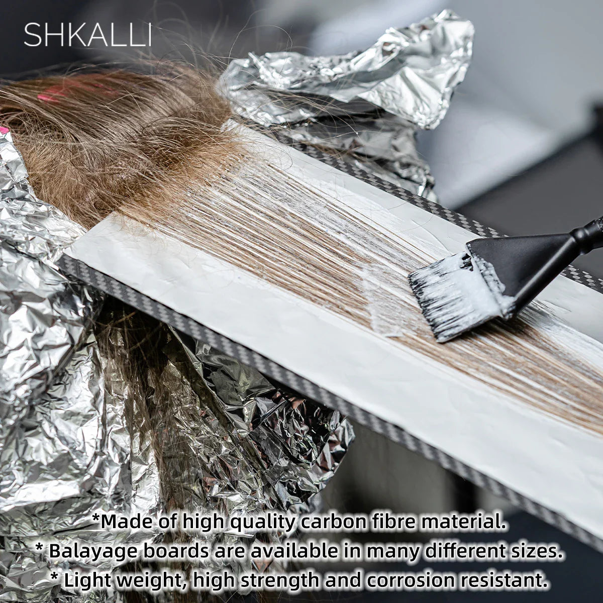 Professional Carbon Fiber Balayage Board – Hair Coloring & Dyeing Tool for Barbers and Hairdressers