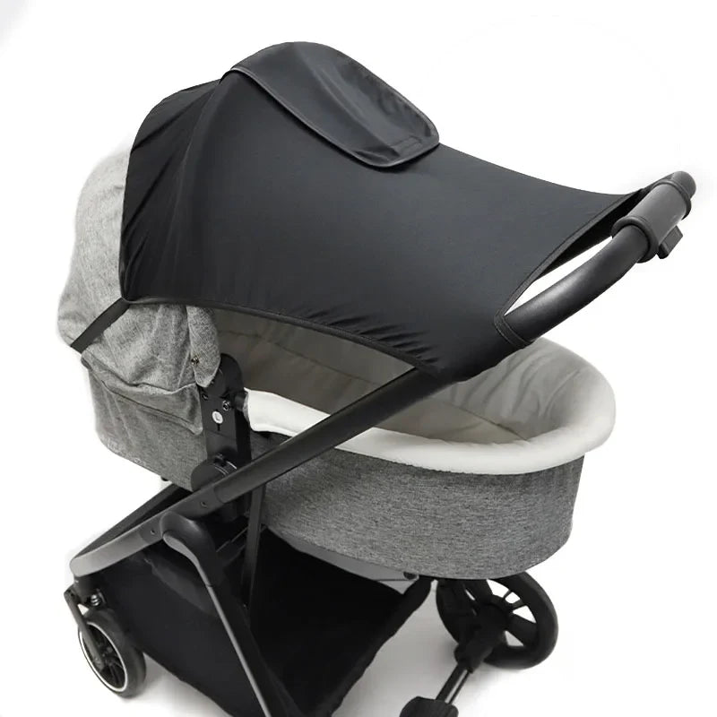 Universal Baby Stroller Sun Shade - UV Protection Canopy Cover for Infant Prams & Car Seats