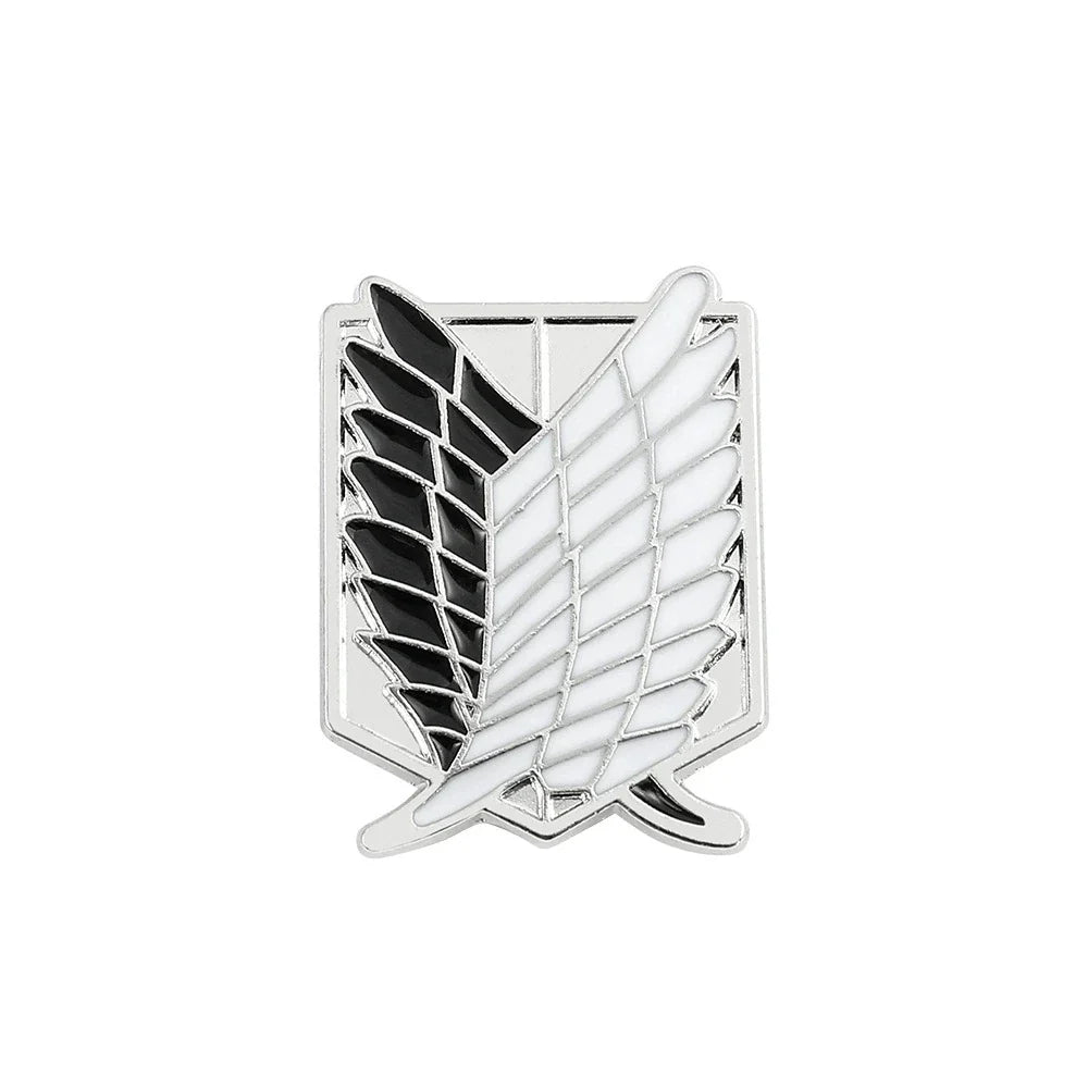 Attack on Titan Enamel Pin Badge - Anime Metal Lapel Pin for Bags, Backpacks & Fan Collectible Gift