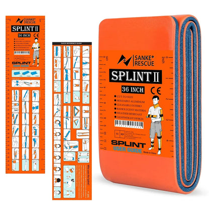 SANKE First Aid Splint - 36/18 Inch Wrist & Thumb Support Brace for Injury Protection and IFAK Emergency Care