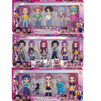 2026 NEW Kpop Devil Hunter Rumi, Zoe & Mira PVC Anime Figures – Desktop Collectible Trinkets & Children’s Gift