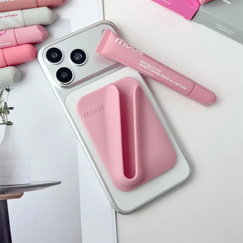 Rhode Long-Lasting Lip Gloss Holder - Magnetic Snap-On Lipstick Case for MagSafe Phone Clips