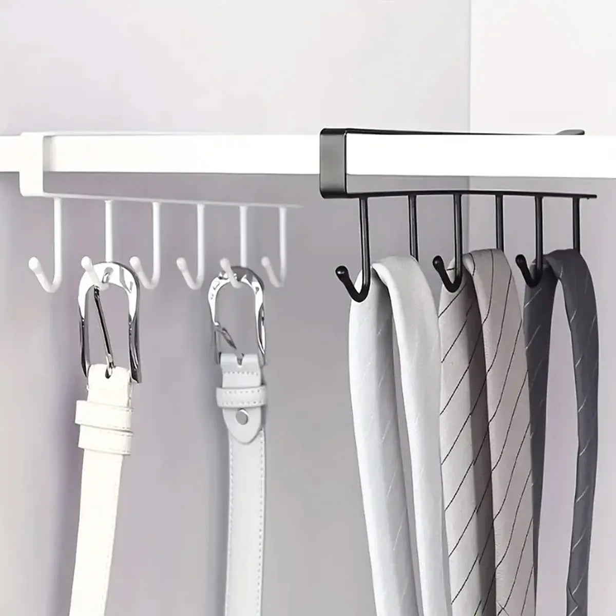 Iron Keychain Display Rack - Multifunctional Jewelry, Accessory & Kitchen Hook Storage Organizer