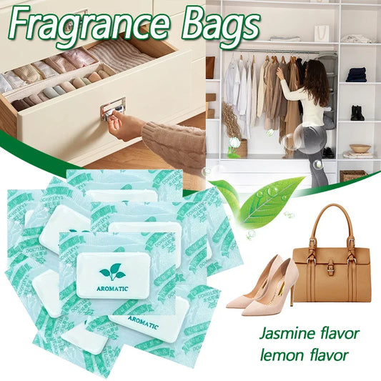 Jasmine Scented Sachets 50/100/200pcs – Wardrobe, Car & Home Air Fresheners