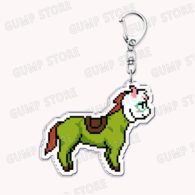 Deltarune & Undertale Keychains – Ralsei, Kris, Susie & Spamton Fan Gaming Accessories