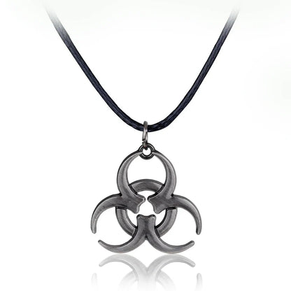 Resident Evil Symbol Necklace - Unisex Pendant Chain for Cosplay, Parties & Fan Gifts