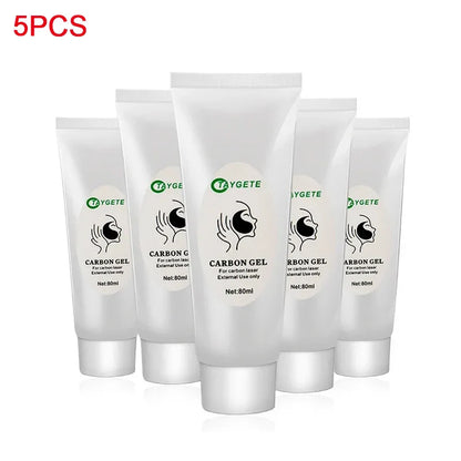 Carbon Cream Black Gel for ND YAG Laser – Skin Peeling, Rejuvenation, Whitening & Deep Cleansing Face Cream