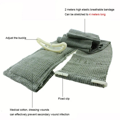 2026 Israeli Emergency Bandage - 4/6 Inch Tactical Trauma Compression Dressing for Outdoor IFAK First Aid Kit