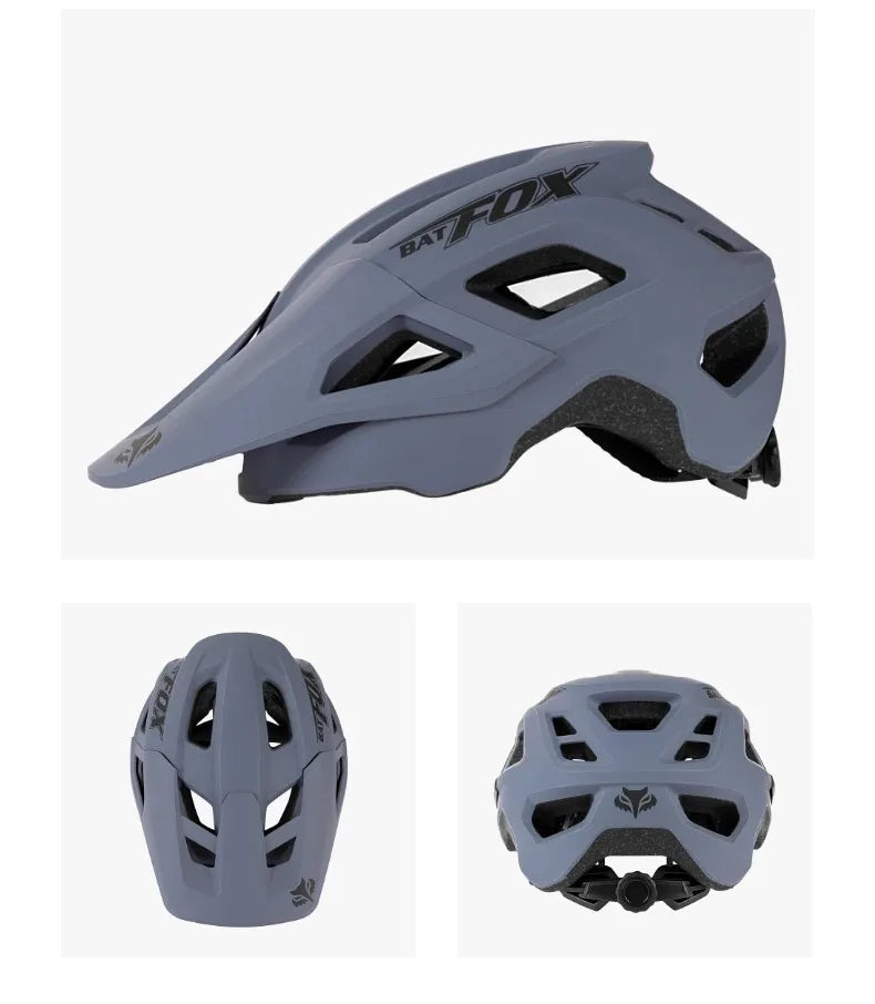 BATFOX Ultralight Bike Helmet – Molded Mountain & Road Helmet for Men, DH AM Cycling Equipment, Casco Ciclismo Bicicleta