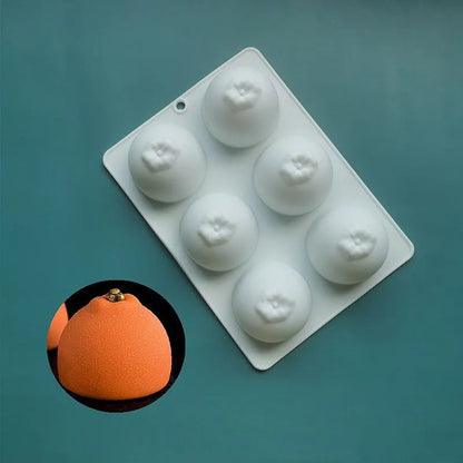 3D Fruit Shape Silicone Cake Mold — French Dessert Baking Tools for Brownies, Mousse & Pastry Decoration