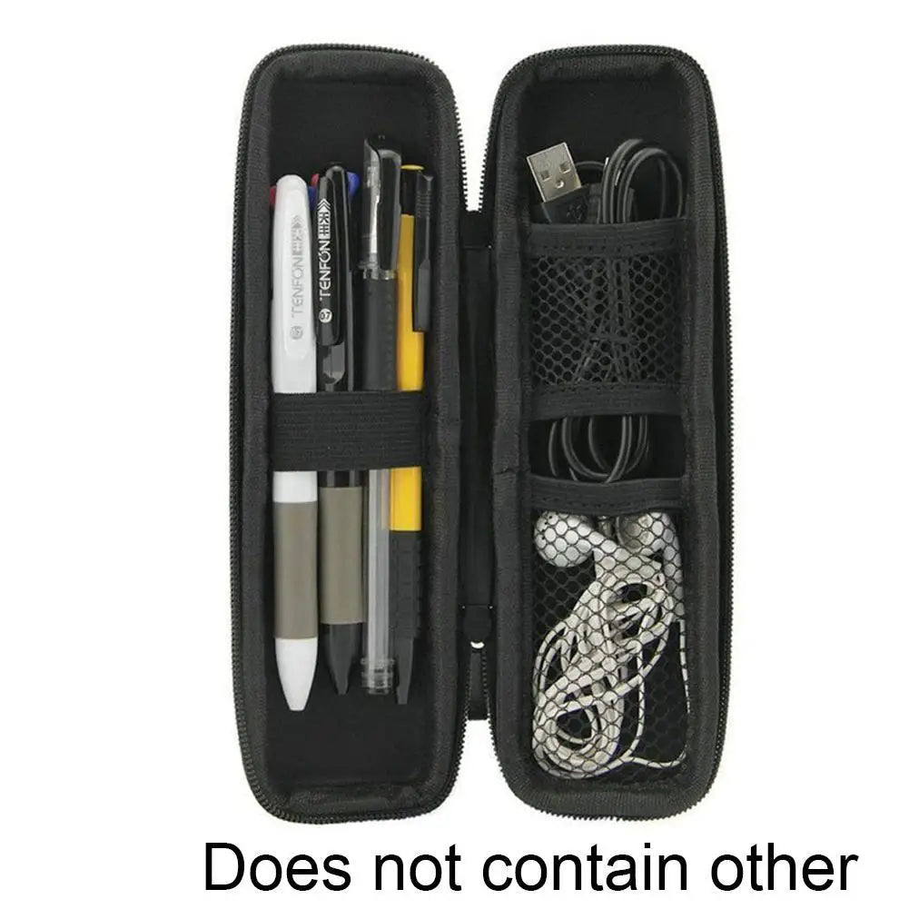 Black EVA Hard Shell Stylus Pen Case - Protective Carrying Storage Holder for Digital Pens, Ballpoint Pens & Stylus Accessories
