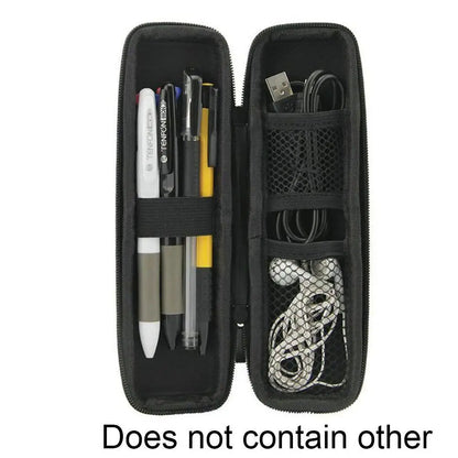 Black EVA Hard Shell Stylus Pen Case - Protective Carrying Storage Holder for Digital Pens, Ballpoint Pens & Stylus Accessories