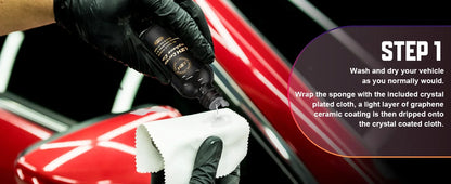 Graphene Ceramic Coating – 12H/20H Self-Healing UV Protection for Professional Car Detailing (10+ Years)