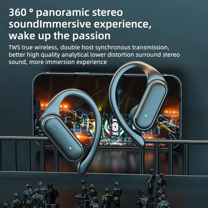 Wireless Bluetooth Headset A520 - HD Sound Quality Stereo Earbuds with Touch Light, Mini Design, Anti-Sweat