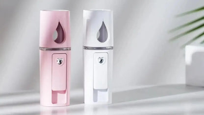 20ml Face Steamer & Portable Facial Sprayer – Nano Hydrating Humidifier for Anti-Aging Skin Care