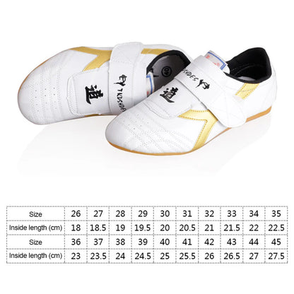Breathable White Taekwondo & Martial Arts Shoes — Kung Fu, Wushu, Taichi, Karate & Wrestling Sneakers