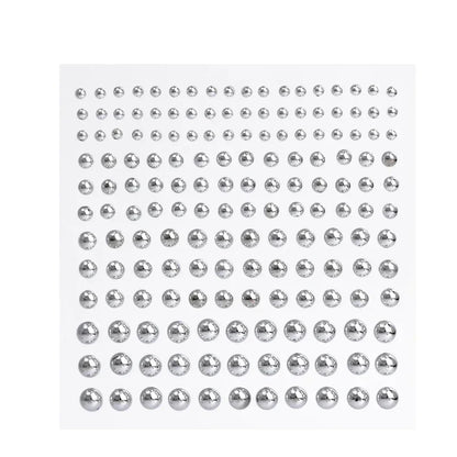 180pcs Fake Piercing Stickers - Non-Piercing Nose Lip Belly Eyebrow Jewelry Adhesive Body Accessories