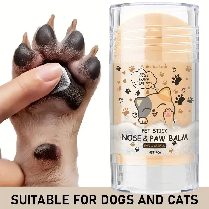 45g Dog & Cat Paw Balm Cream – Moisturizing Nose & Paw Protector for Cracked Feet Repair | Pet Skin Care Accessories