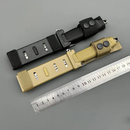 Extrem CONTACT.C Fixed Blade Knife - Outdoor Tactical Survival Knife with Sheath for Camping, Hunting & Gear Use