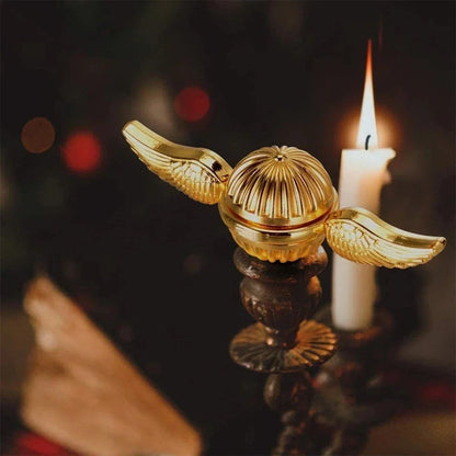 Golden Snitch Cupid Fidget Spinner - Metal Angel Wings Antistress Hand Spinner Toy for Kids & Gifts