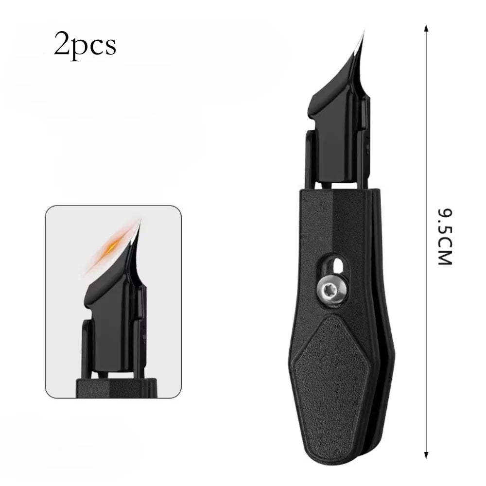 25° Slant Edge Nail Clipper - Stainless Steel Professional Ingrown Toenail Trimmer with Wide Opening Eagle Beak Design