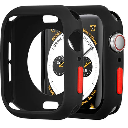 Silicone Protective Case for Apple Watch Series & Ultra - Shockproof Cover for 38mm–49mm Models