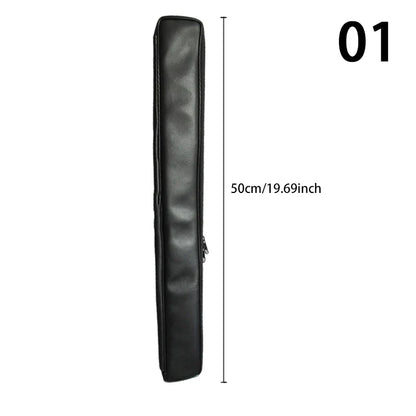Waterproof Leather Instrument Bag - Thickened Vertical Storage Case for Flute, Piccolo, Saxophone & Wind Instruments
