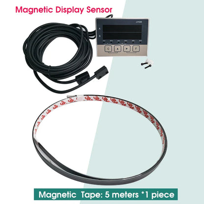 LP20E 2-Axis Digital DRO – Magnetic Sensor Tape Displacement Readout Scale for CNC Lathe & Woodworking Machines