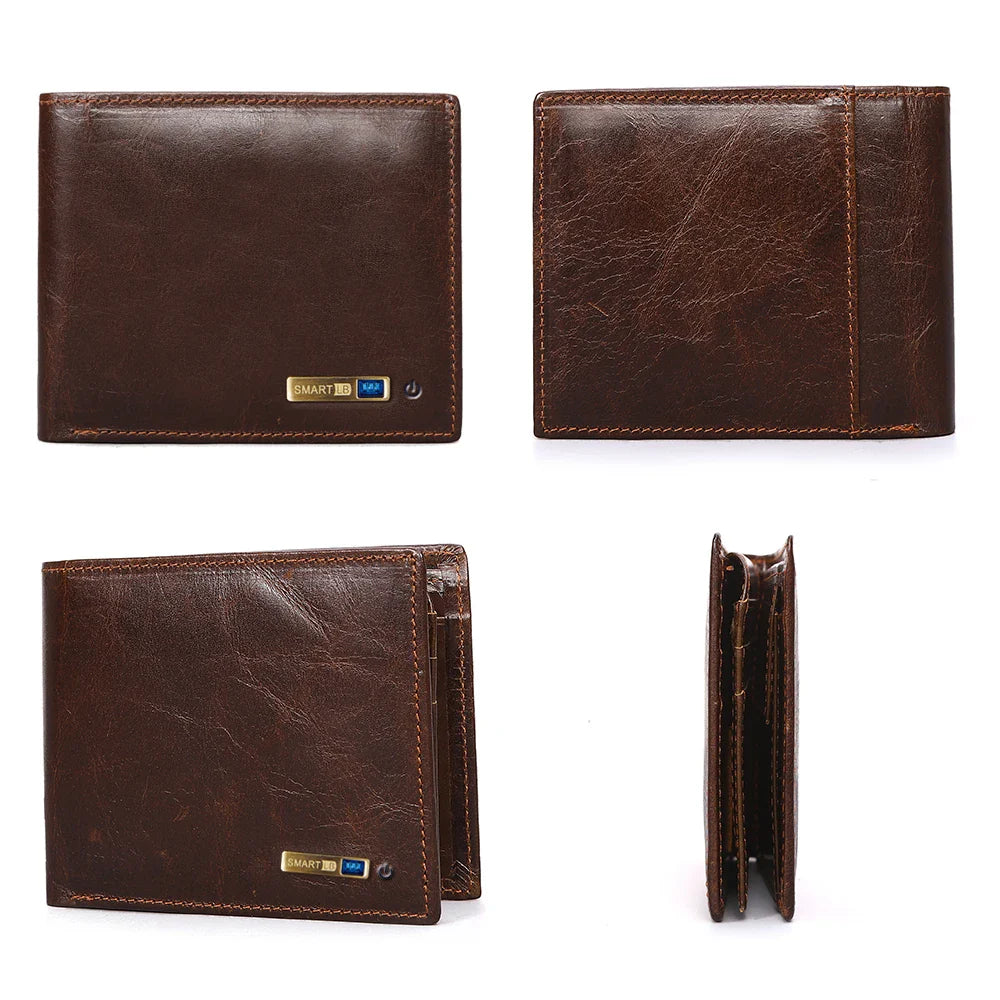 Smart Tracker Wallet for Men - GPS Finder Slim Wallet Gift for Dad, Birthday & Christmas 2025