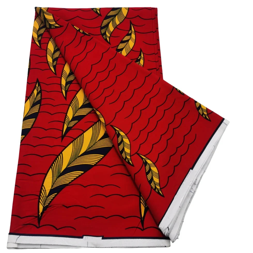 2026 African Real Wax Print Fabric - High Quality Ankara Pagne ABC