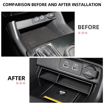 Car Center Console Storage Box for Honda Civic 11th Gen 2022–2025 – Interior Organizer Tray & Car Storage Accessories