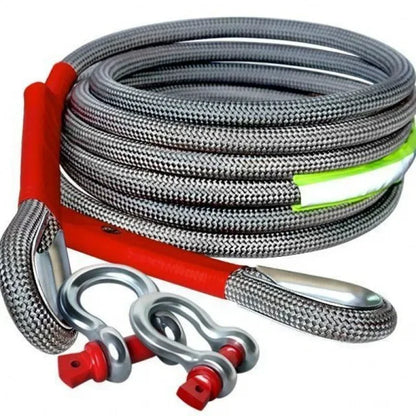 20T Car Towing Rope - Heavy Duty Off-Road Vehicle Recovery Strap, Wear Resistant Rescue Tow Line