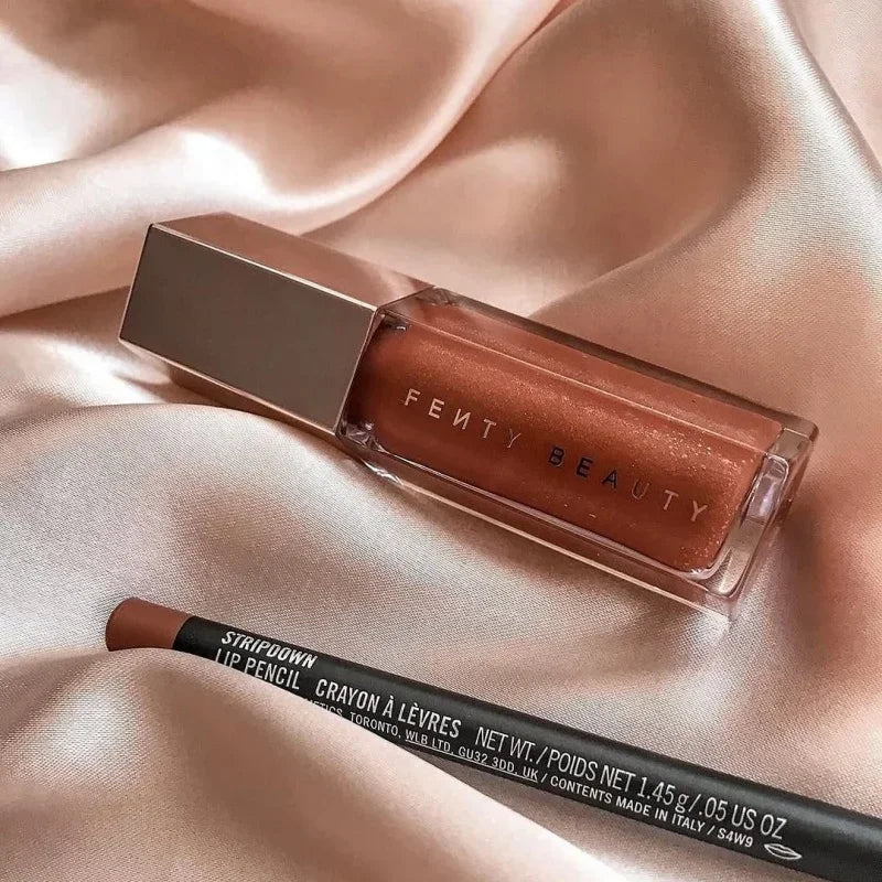 Fenty Beauty Lip Glaze – Moisturizing Glitter Lip Plumper Liquid Lipstick for Women & Beginners