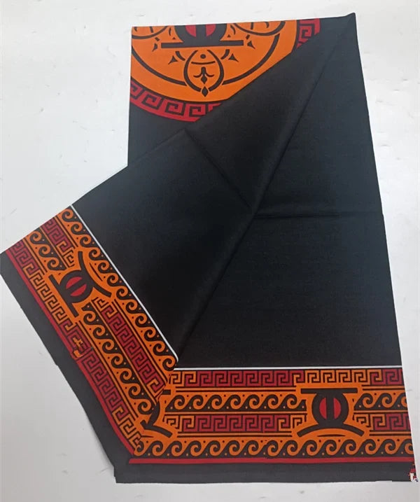100% Cotton Ankara Wax Fabric - High Quality Soft Real Dutch Pagne Print for Dresses & Sewing