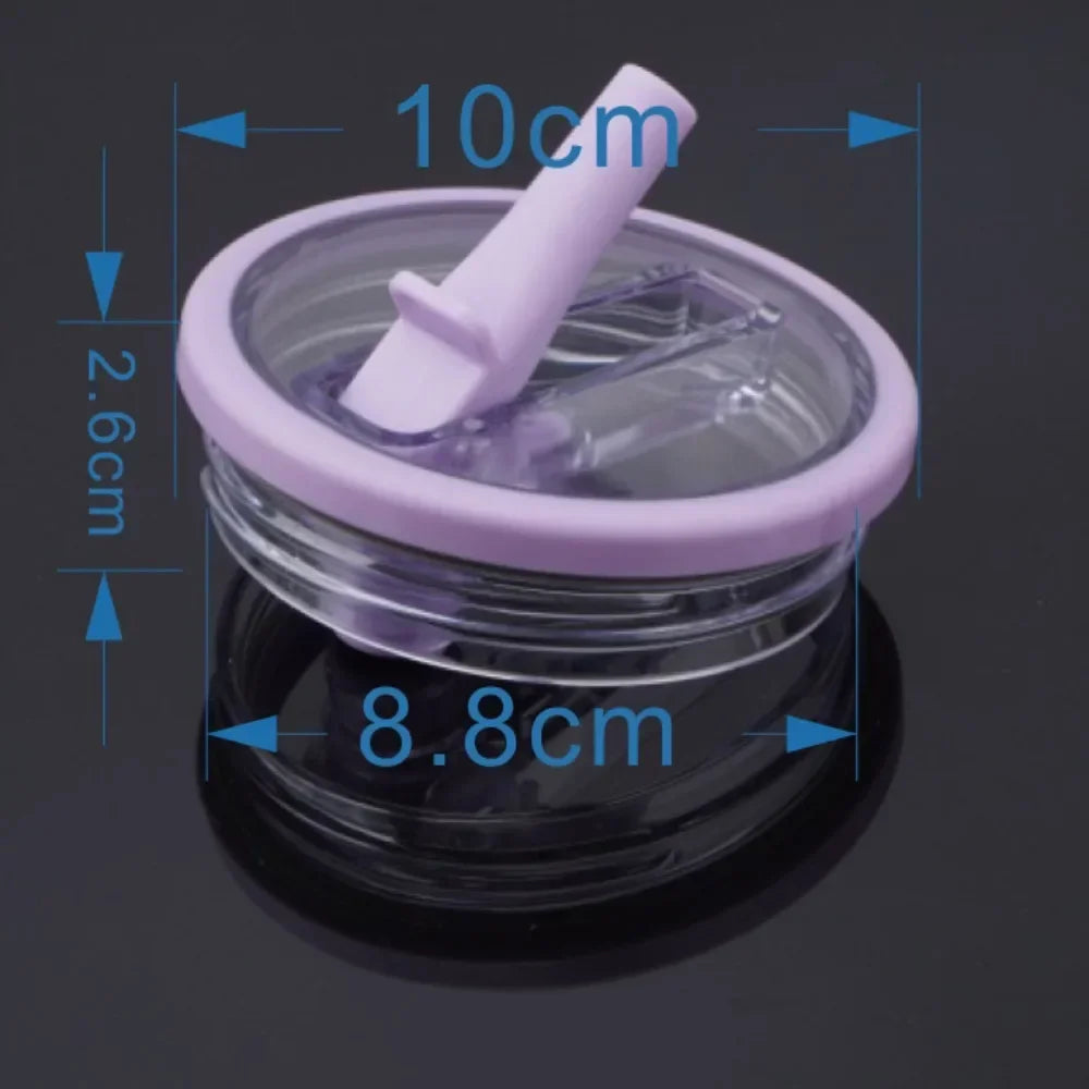 Stanley 40oz Spill-Proof Cup Cover – Replaceable Eco-Friendly Lid with Spiral Straw, Creative Cup Accessory