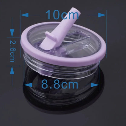 Stanley 40oz Spill-Proof Cup Cover – Replaceable Eco-Friendly Lid with Spiral Straw, Creative Cup Accessory