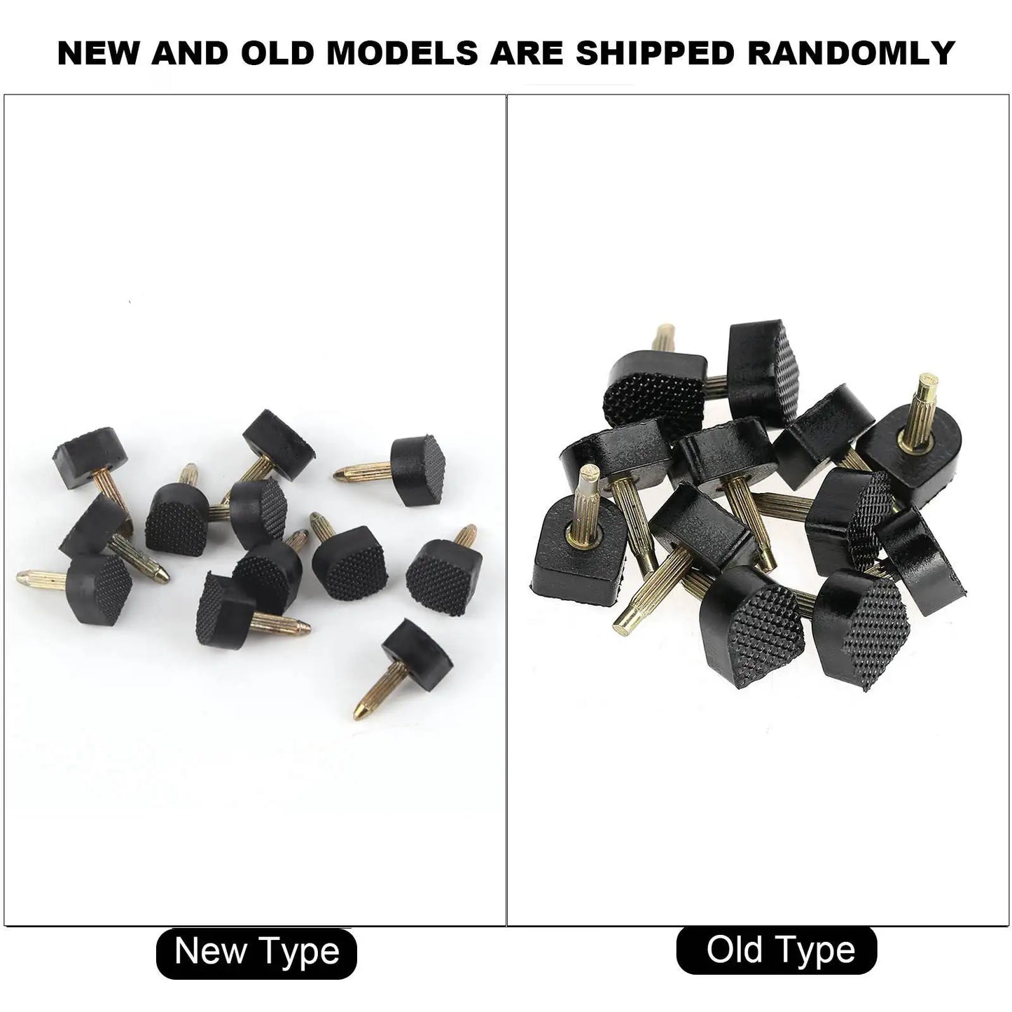 60Pcs High Heel Shoe Repair Tips - 5 Size Replacement Nails, Dowel Lifts & Heel Taps for Shoe Restoration