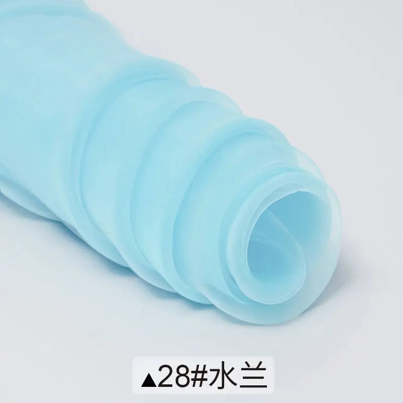 Sheer Organza Fabric Roll - Wedding Party Decoration Material For Romantic Birthday And Event Decor