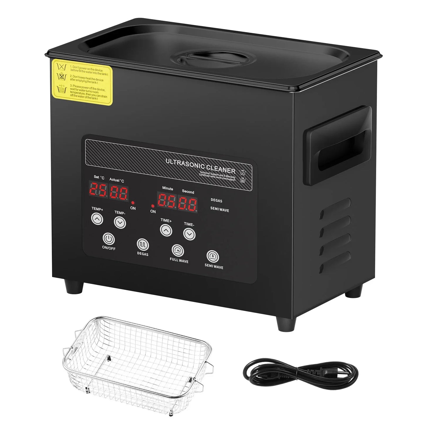 SucceBuy Ultrasonic Cleaner – 2L to 15L Portable Dishwasher with Timer for Home Use