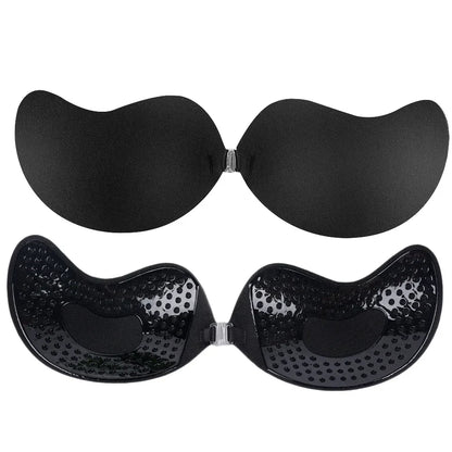 Large Size Reusable Nipple Cover Stickers – Silicone Push-Up Bra Pads for A-D Cup Strapless Lingerie & Wedding Wear