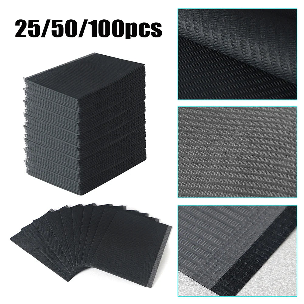 25/50/100PCS Disposable Tattoo Clean Pads - Waterproof Paper Tablecloths & Double Layer Sheets for Tattoo Accessories
