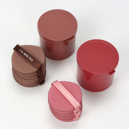 Karsyngirl 7-Piece Strawberry Makeup Sponge Set — Double-Sided Soft Cosmetic Puffs for Powder & Beauty Application