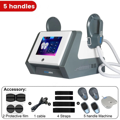 Professional EMS Body Sculpting Machine - 6500W Muscle Stimulation Beauty Equipment for Waist Hip Abdomen Body Shaping