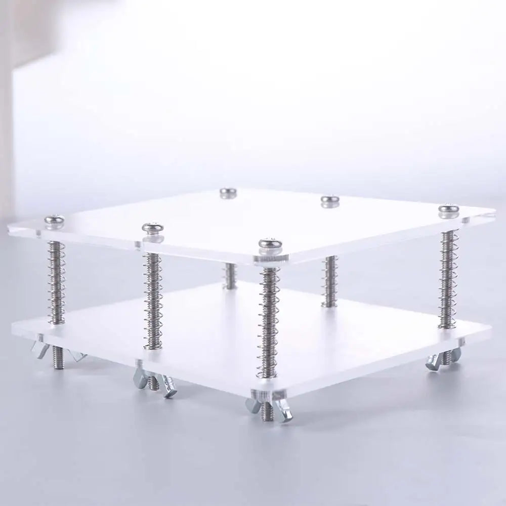 Transparent Card Flattening Tool - Stainless Steel No-Damage Card Press & Repair Device